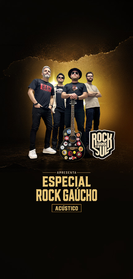 Rock Grande do Sul se apresenta em setembro no Shopping Cidade dos Lagos